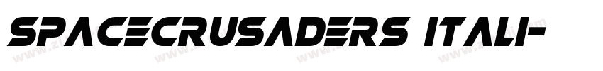 SpaceCrusaders itali字体转换